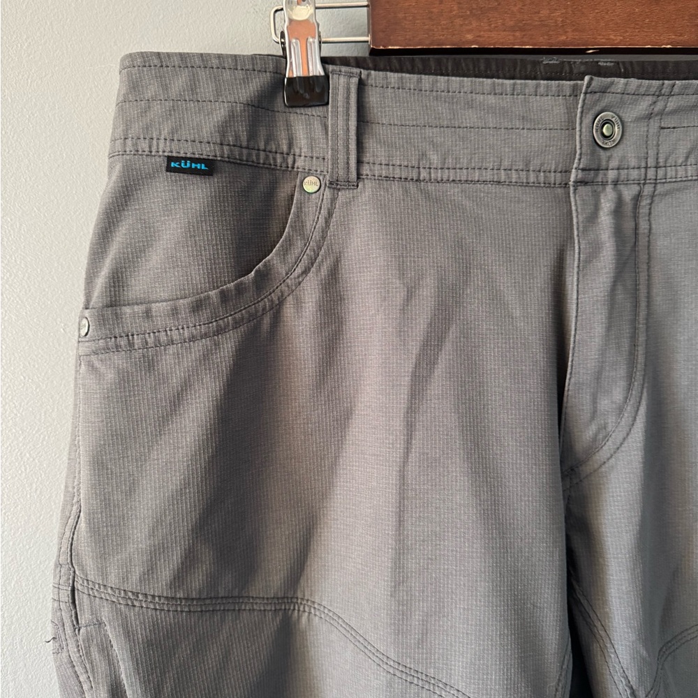 Kuhl Renegade Shorts Mens 38 koal Lightweight Performance Outdoor Hiking - Picture 2 of 9